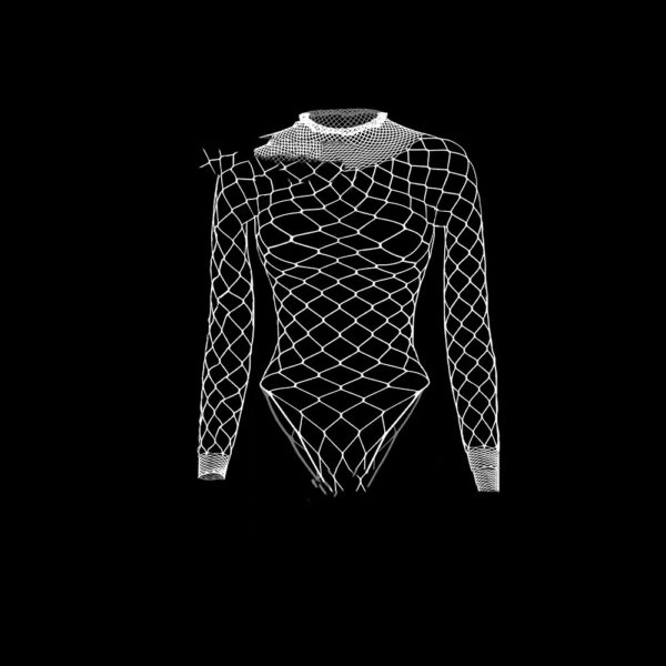 New Sexy Lingerie Mesh Bodysuit Fishnet Ripped Underwear - Image 7