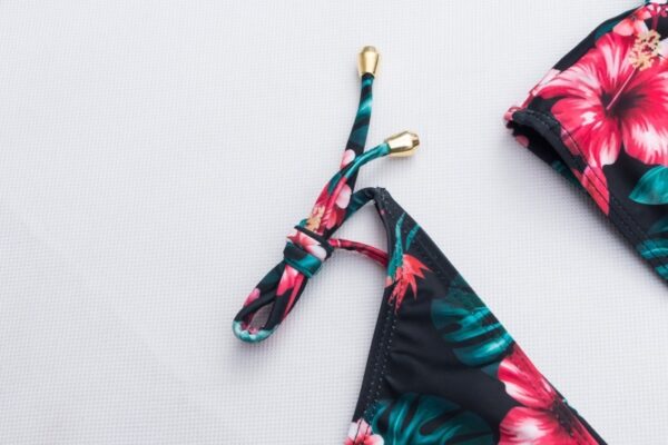 Split swimsuit sexy bikini print swimsuit - Image 3
