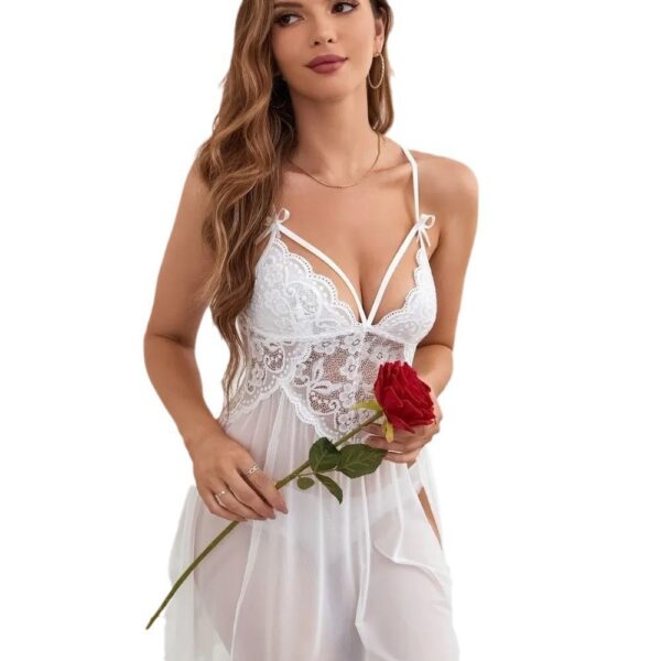 Sexy Underwear Slip Nightdress Plus Size See-through - Image 6