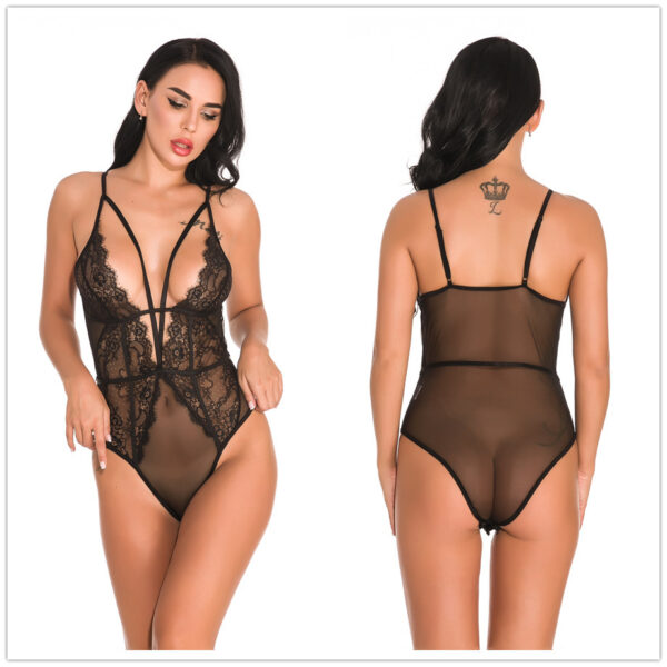 Summer New Lace See-through One-piece Sexy Underwear - Image 4