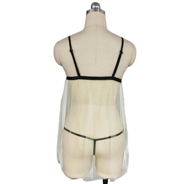 Sexy Suspender Skirt Embroidered Sexy Lingerie - Image 3