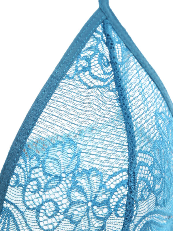 Lace Sling Long Skirt See-through Plus Size Nightdress Panties - Image 6