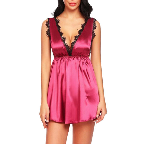 Women Sexy Bra Nightdress Nightwear Lingerie Nightwear Nightdress - Image 2