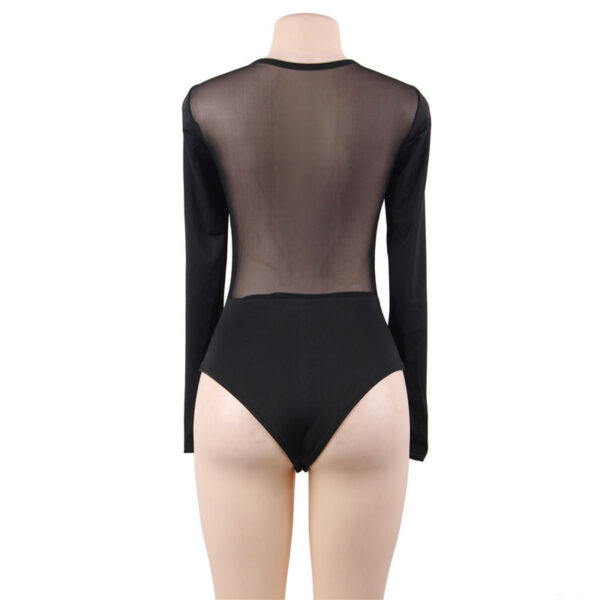 Sexy Lingerie Sexy Bodysuit Mesh Perspective - Image 4