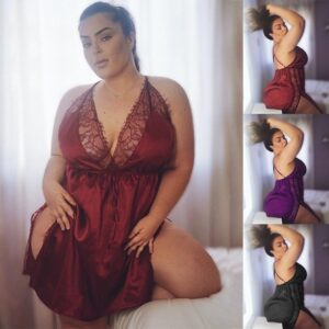 Sexy Underwear Allure Backless Suspender Lace Suit