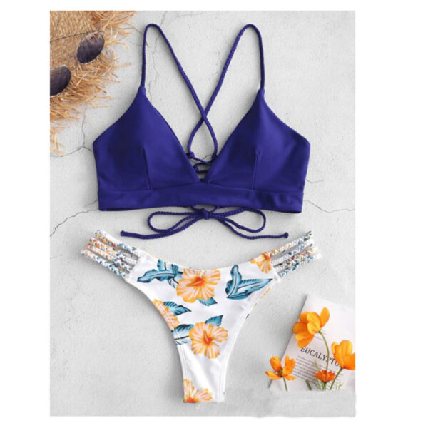 Sexy Braided Bikini Swimsuit - Image 2