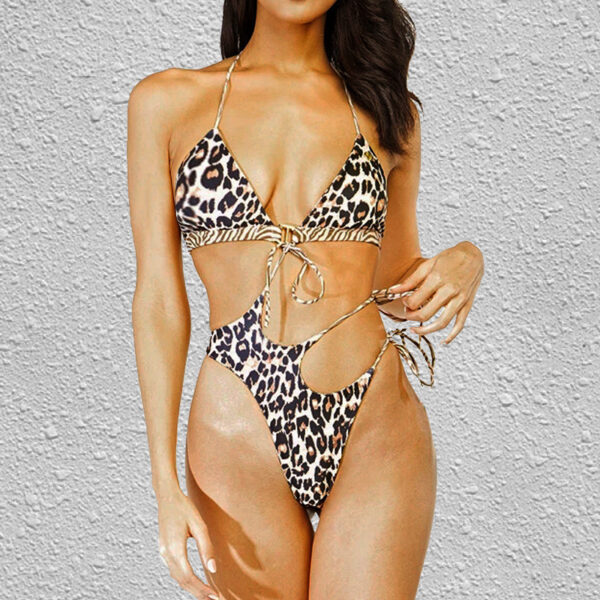 Swimsuit Female One-piece Swimsuit Sexy Three Points - Image 5