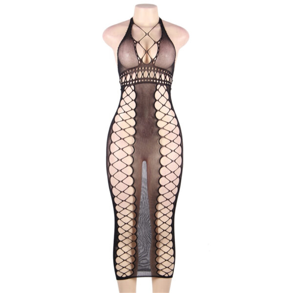 Sexy Lingerie Erotic Hot Women Bodystocking Bodysuits  Crotch Tights Transparent Body Stockings Sex Clothes Mesh Underwear - Image 4