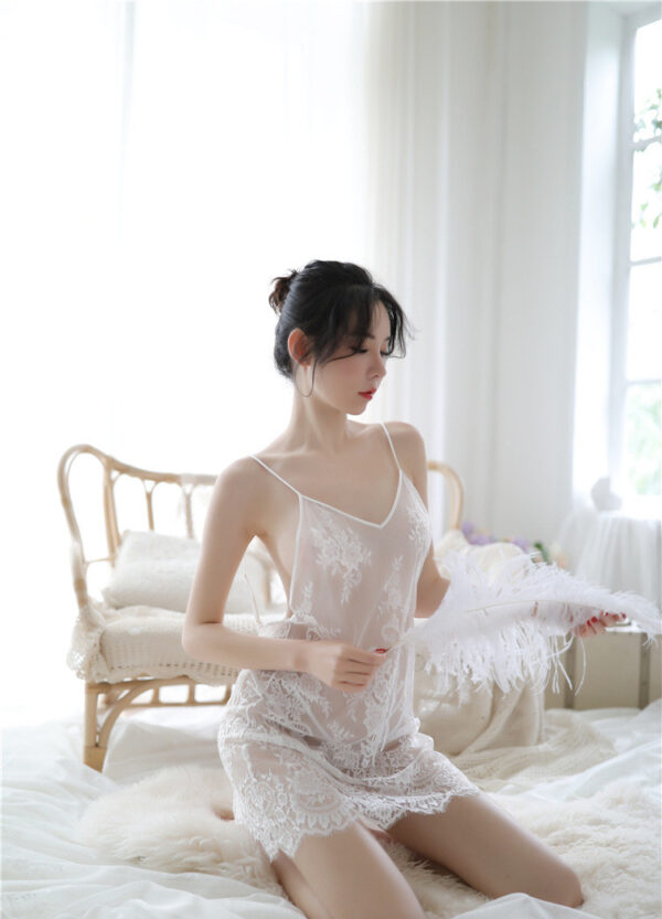 Sexy Lingerie Hollow Strap Nightdress Temptation Pajamas - Image 5