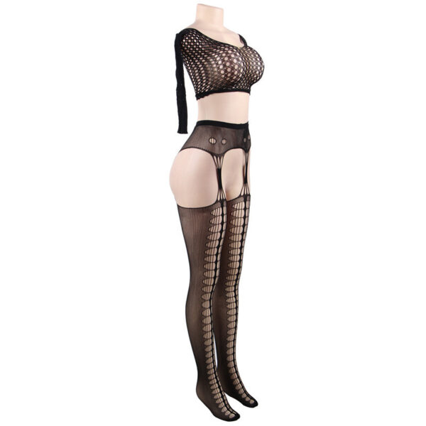 Sexy one-piece fishnet stockings - Image 5