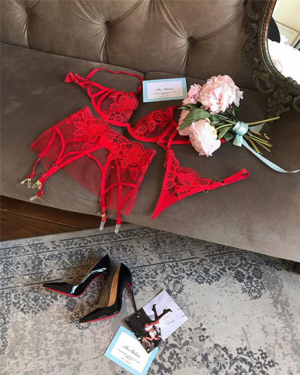 Sexy lace butterfly sexy suit - Image 4