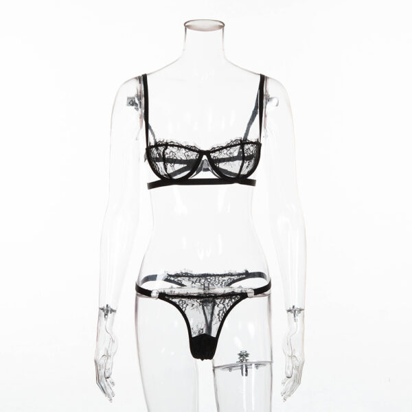 Wrapped Chest See-Through Underwear Sexy Suit - Image 7