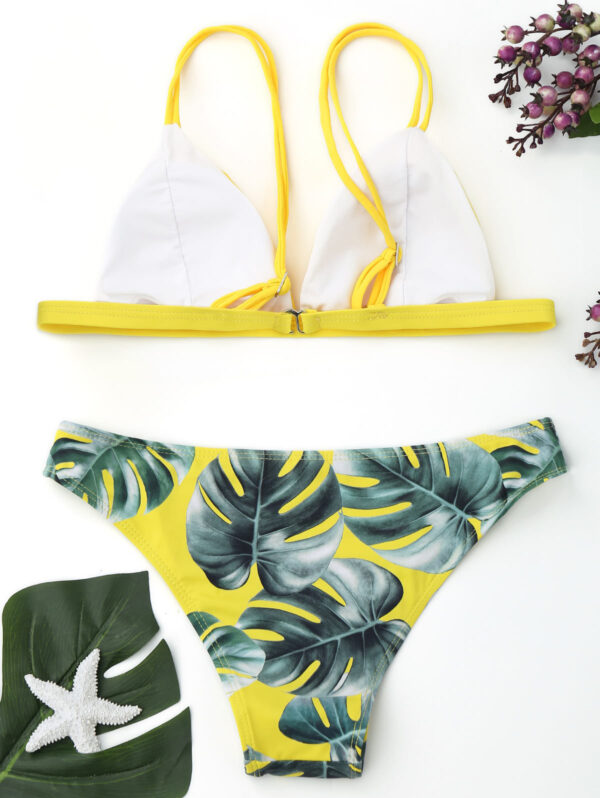 No More Bottoms Just Leafs Bikini Set - Image 3