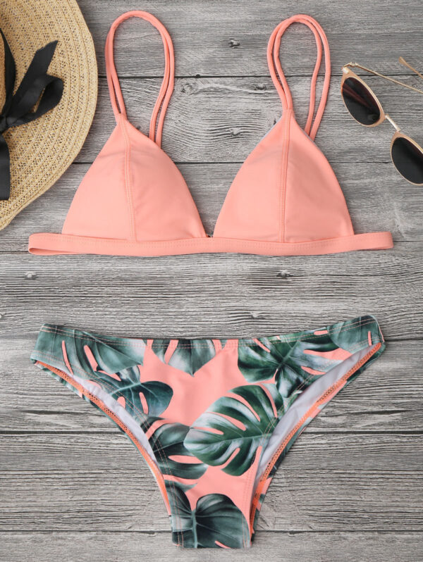 No More Bottoms Just Leafs Bikini Set