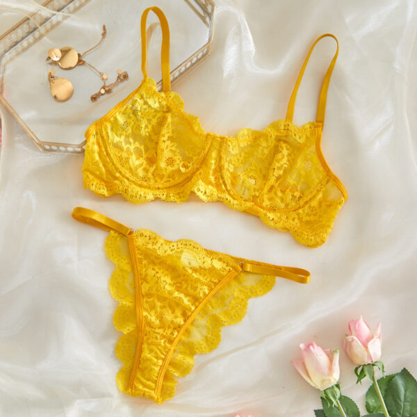 Strap Lace See-through Underwear Suit Women - Image 7
