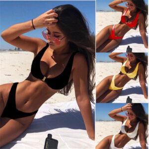 Solid color Sexy bikini Sexy Bikini