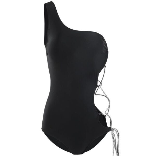 New Bikini Japanese And Korean Ins One-shoulder Sexy Strappy Swimsuit Women - Image 3
