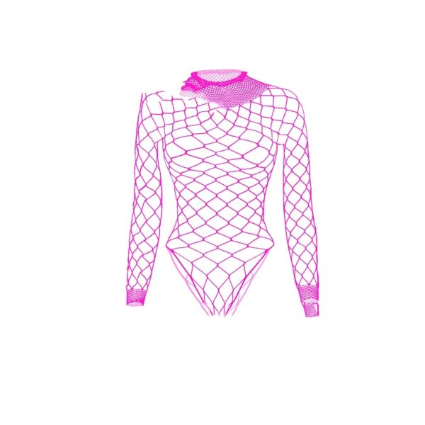 New Sexy Lingerie Mesh Bodysuit Fishnet Ripped Underwear - Image 10