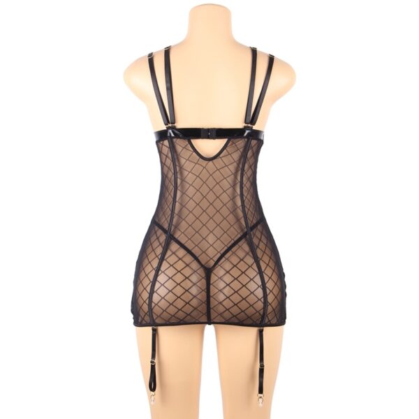 Comeondear Lace Gartered Lingerie Mesh Erotische Lingerie - Image 6