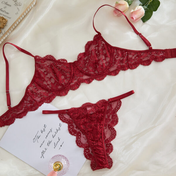 Strap Lace See-through Underwear Suit Women - Image 10