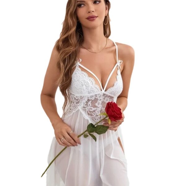 Sexy Underwear Slip Nightdress Plus Size See-through - Image 5