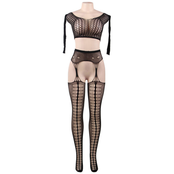 Sexy one-piece fishnet stockings - Image 3