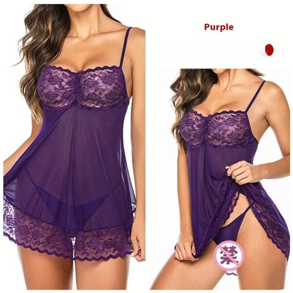 Sexy Lace Sling Tulle Sexy Sleepwear - Image 3