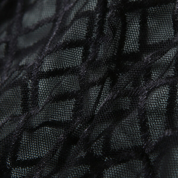 Mesh See-through Underwear Metal Chain Set - Image 9