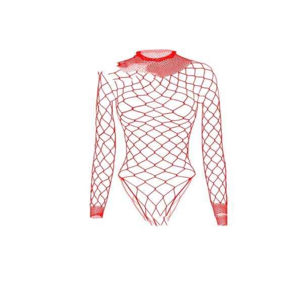 New Sexy Lingerie Mesh Bodysuit Fishnet Ripped Underwear - Image 9