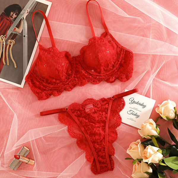 Strap Lace See-through Underwear Suit Women - Image 8
