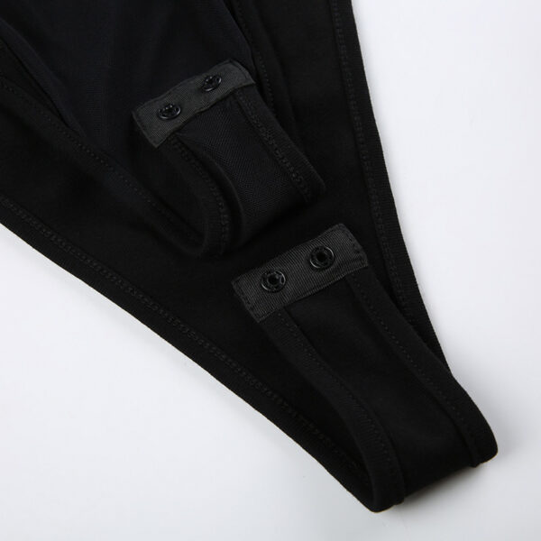 Pure Desire Sexy Mesh See-through Sleeveless Jumpsuit - Image 7