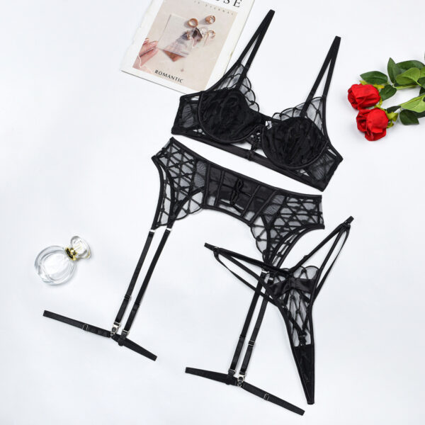 Mesh Joint Underwear Suit Women - Image 4