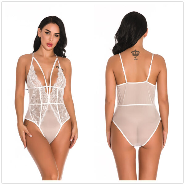 Summer New Lace See-through One-piece Sexy Underwear - Image 3