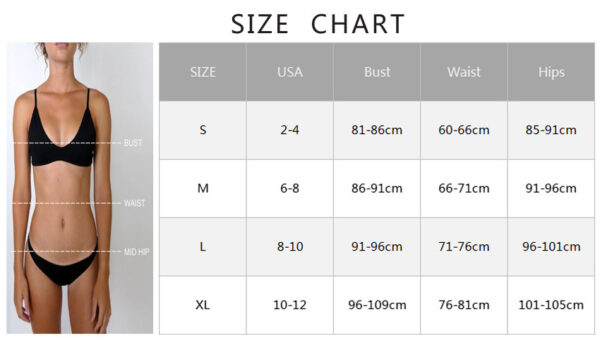 Swimsuit Split Bikini Solid Color - Image 5