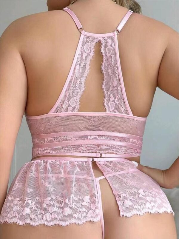 Sexy Seduction Lace See-through Underwear Suit - Image 4