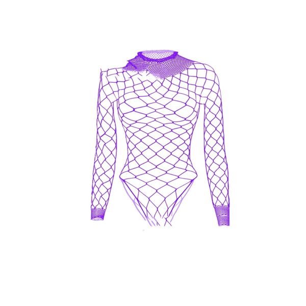 New Sexy Lingerie Mesh Bodysuit Fishnet Ripped Underwear - Image 8