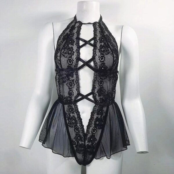 Women's Sexy Attractive Lace Bodysuit - Image 5